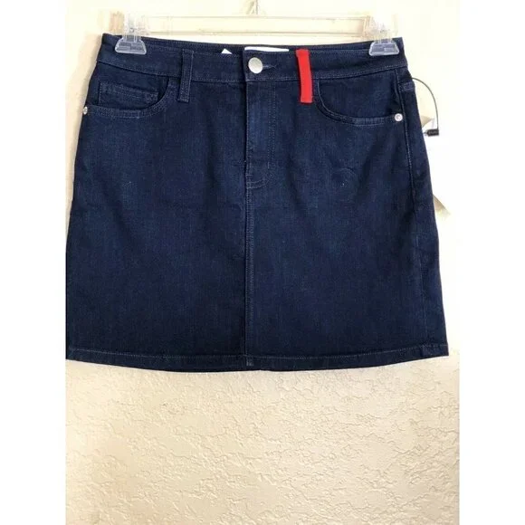 CURRENT/ELLIOTT Womens The Five-Pocket Denim Mini skirt Size 28 - Picture 2 of 12